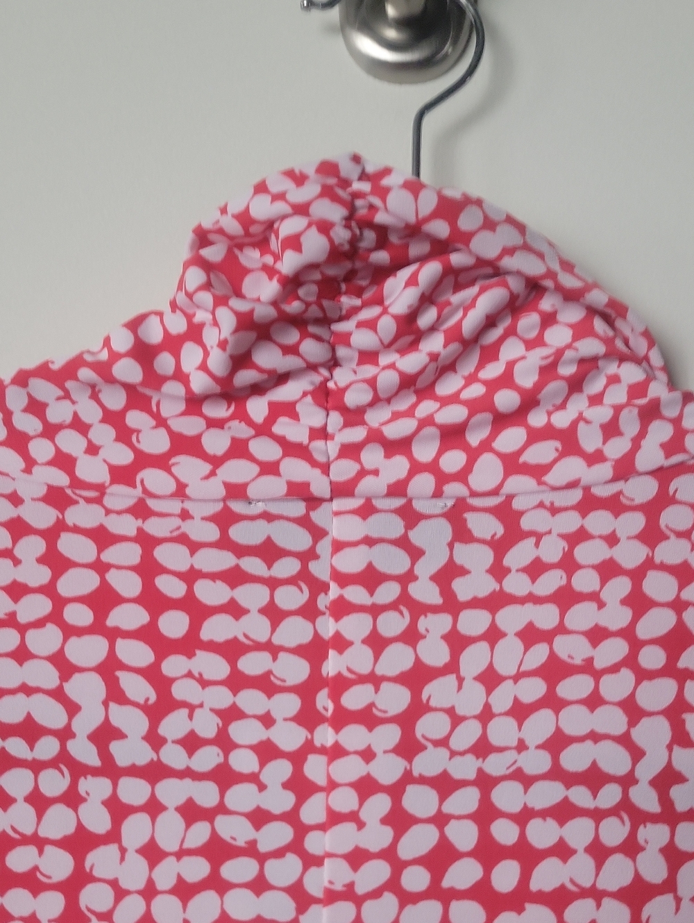 NWT Karen Kane Red Faux Wrap Dress Work Office Modest Cocktail Stretch Floral XS - Picture 10 of 12
